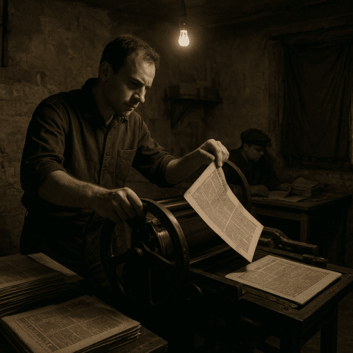 Konspiracyjne drukarnie i prasa podziemna