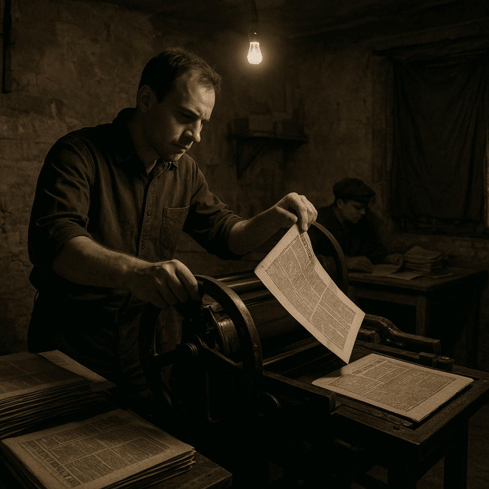 Konspiracyjne drukarnie i prasa podziemna