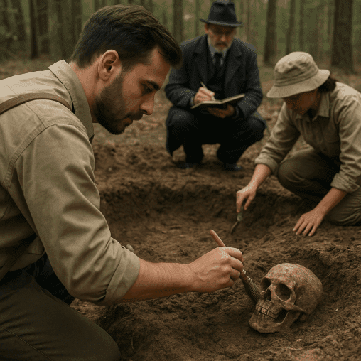 Poszukiwania szczątków – praca archeologów i historyków