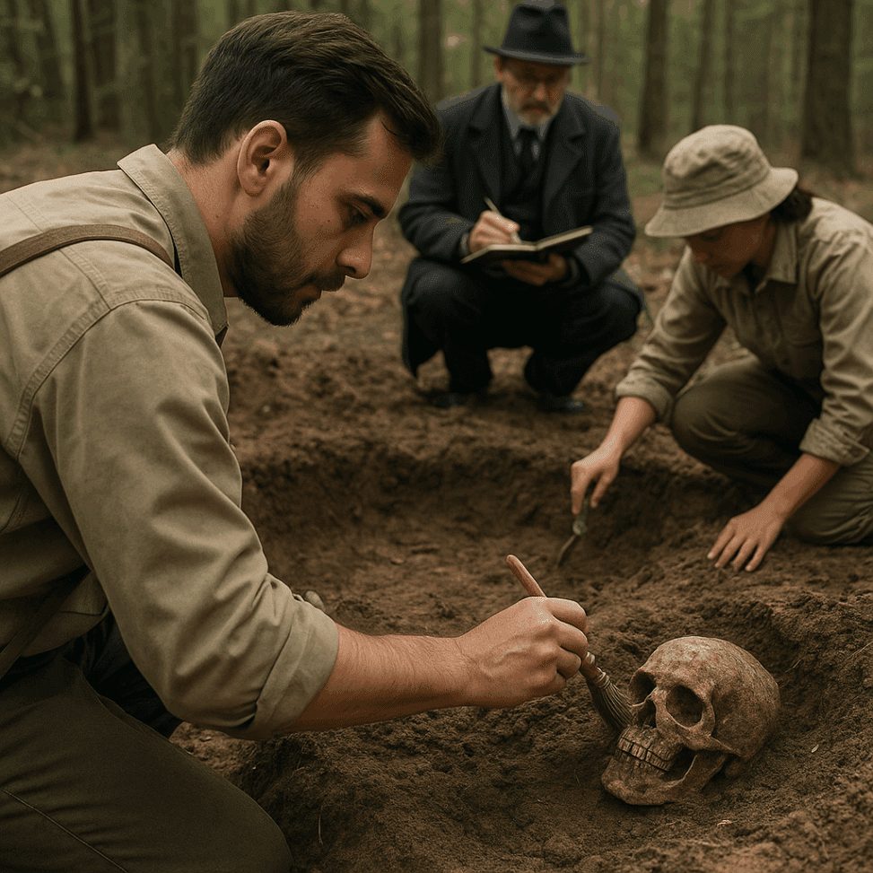 Poszukiwania szczątków – praca archeologów i historyków