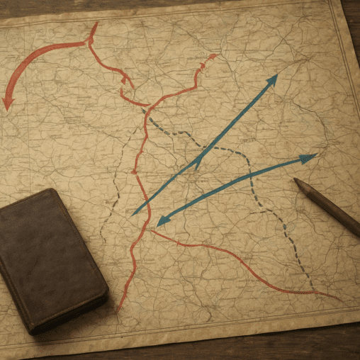 Mapy działań i szlaków oddziałów Wyklętych