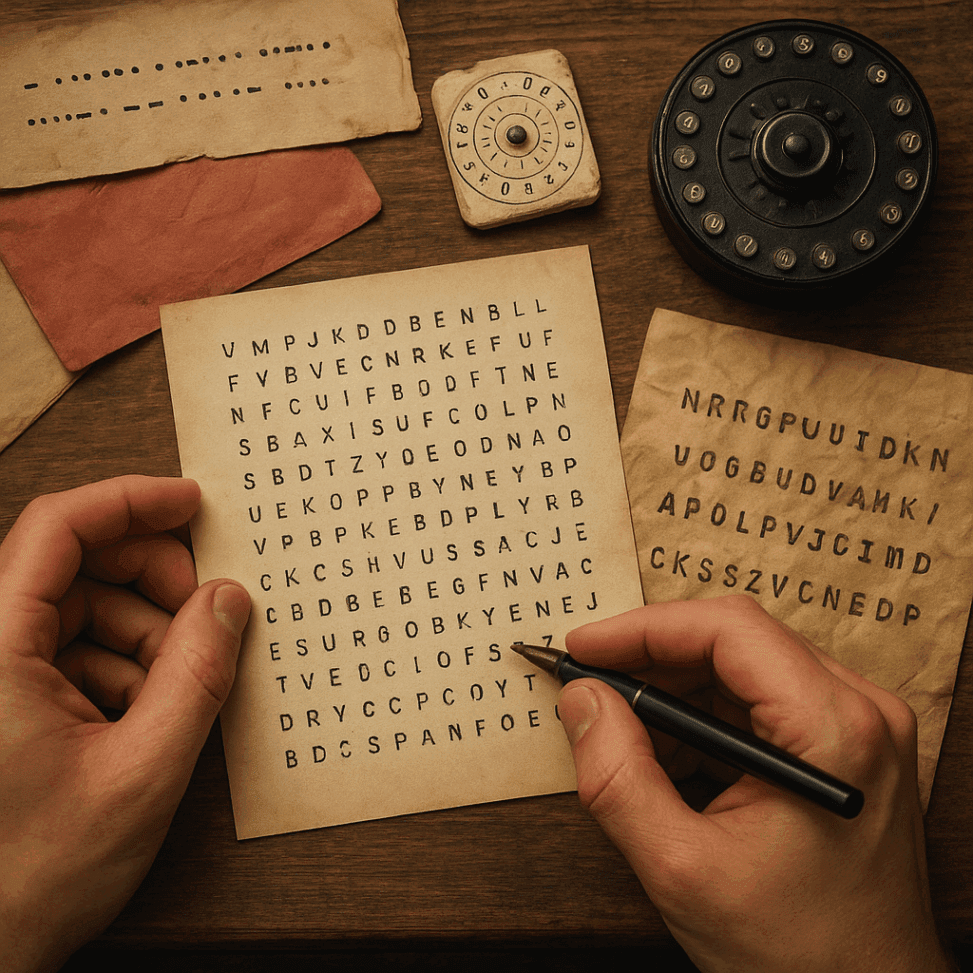 Metody szyfrowania i ukrywania meldunków