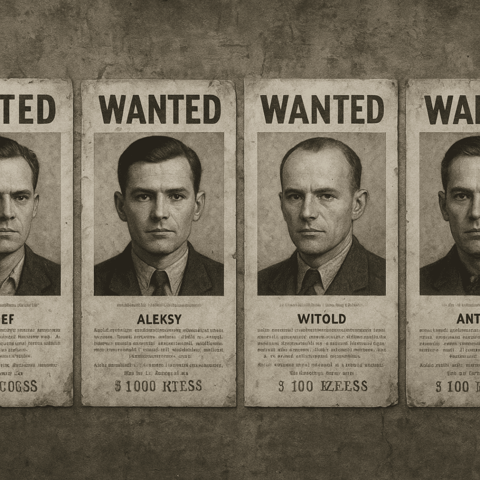 Najbardziej znane listy gończe UB